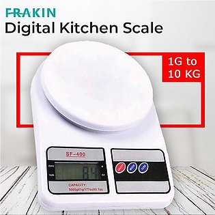FRAKIN Digital Kitchen Scale 10kg Weight Machine For Vegetable, Fruit, Jewelry, & Postal Parcel Measurement
