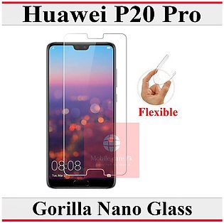 Huawei P20 Pro Unbreakable Gorilla Flexible Nano Glass Premium High Quality Screen Protector For Huawei P20 Pro