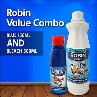 Robin Combo (Blue 150ml + Bleach 500ml)