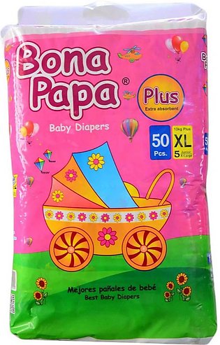 Bona Papa Plus Baby Diapers XL Size 5 - 50pcs
