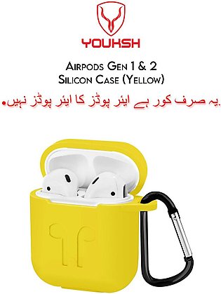 YOUKSH Inpods (Series 1 & 2) Silicone Case - Inpods (Series 1 & 2) Silicone Case - Inpods (Series 1 & 2) Silicone Rubber Cover - High Quailty Shock Proof Case Only.