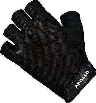 APOLLO WEIGHT LIFTING GYM TRAINING GLOVES FOR SPORTS AND CYCLING WITH WRIST WRAP AND WITHOUT WRIST WRAP FOR SAFETY