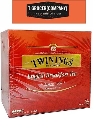 TWININGS TEA BAGS CLASSICS ENGLISH BREAKFAST (50) TEA BAG (LONDON)