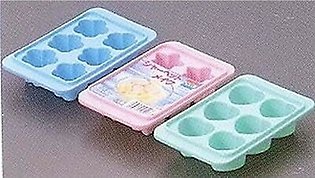 Set of 3, Ice Cube Tray Plastic Ice Tray Sakura Star Heart Shape