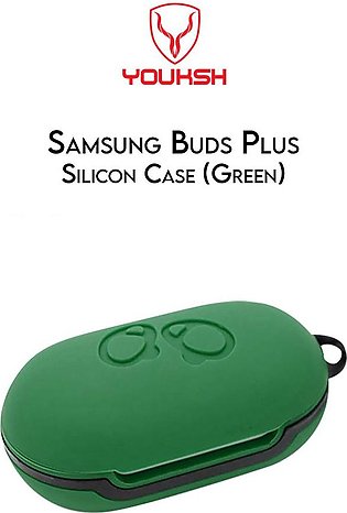 YOUKSH Samsung Galaxy Buds Plus Silicon Case - Samsung Galaxy Buds Plus Silicon Rubber Cover - High Quailty Shock Proof Case.