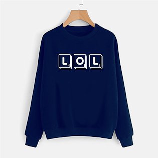 L O L Crew Neck Full Sleeves Printed Sweatshirts For Both Girls/Boys