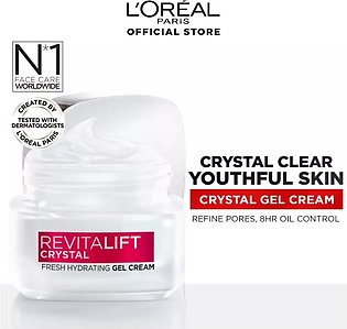 L'Oreal Paris - LOreal Revitalift Crystal Gel Cream 50 ML Oil Free Face Moisturizer With Salicylic Acid