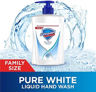 Safeguard Liquid Hand Soap Wash Pure White 420ml