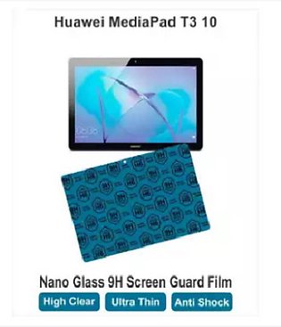Huawei Mediapad T3 10 - Screen Protector - Best Material -Flexible Nano Glass -