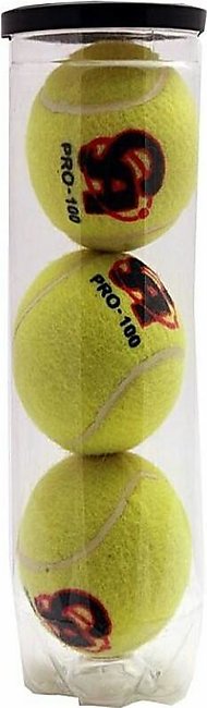 Pack Of 3 Ca Tennis Balls - Yellow