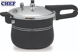 Chef Belly Pressure Cooker 5 Liters (only out side paint) pressure cooker pressure cooking pressure coker aluminium pressure cooker aluminum pressure cooker steamer cooker