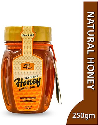 AL Khair Natural Honey - 250gm |100% Pure Acacia, Palosa Honey| Export Quality