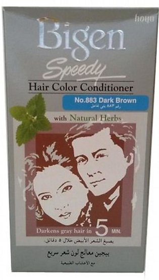 Bigen Speedy Hair Color Conditioner 883 Dark Brown