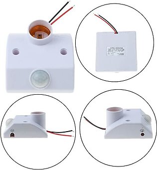 New E27 LED Bulb Holder Infrared Motion Sensor PIR Holder Automatic Light Holder Switch Motion Human Body Sensor