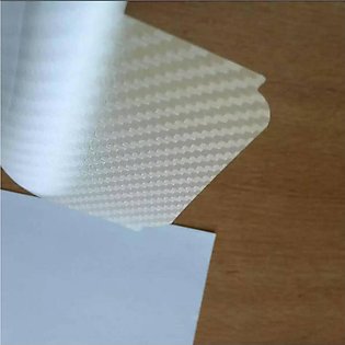 Mi Redmi Note 8 Pro Carbon Fiber Back Anti Fingerprint Sheet Skin Wrap Transparent