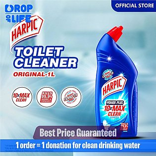 Harpic Toilet Cleaner Powerful 10x Max Cleaning Original 1L