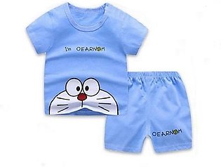T-Shirt And Short Pant For Kids Baby Boys Round Neck Short Sleeves Tee Tops Clothes Sets Dresses Outfit
