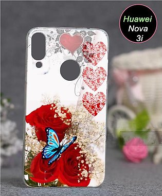 Huawei Nova 3i Back Cover - Floral Cover