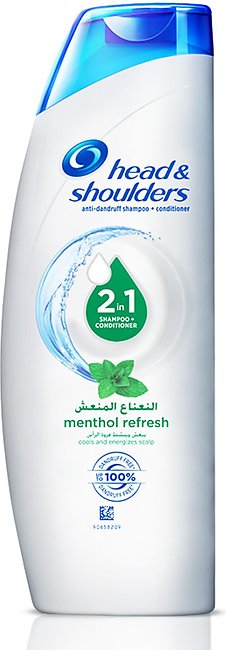 Head & Shoulders Menthol Refresh 2in1 Shampoo+Conditioner 190ml