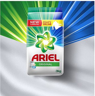 Ariel Original Detergent Washing Powder 3 kg Pack