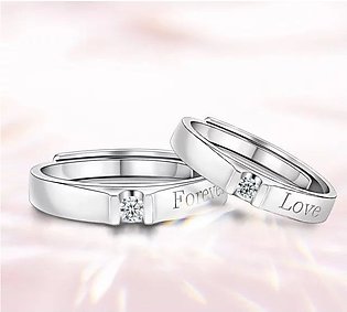 World Wide Silver Couple Rings Promise Rings Ring For Men Rings For Women Silver Rings