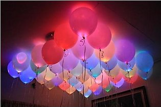 5 Pieces LED Balloons | Birthday Balloons | Wedding Room Decoration Balloons | Kids First Birthday | Children Birthday | Child Birthday