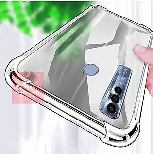 Tecno Spark 7 Pro Back Cover Transparent Extra Bumper Anti Shock Soft Crystal Clear Case For Tecno Spark 7 Pro