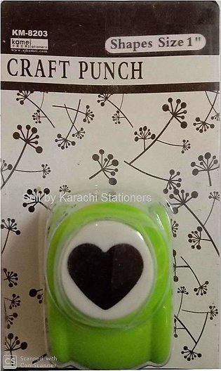 KM8203 1inch dia cut - Heart Design Punching Machine DIY Craft Punch Shape Cutter