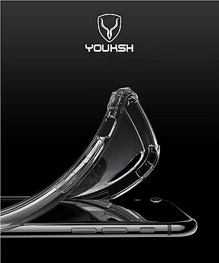 Youksh Apple iphone 7 Plus/8 Plus- Youksh Anti-shock Case - Youksh Transparent Jelly Back Cover - (1.5mm) Thickness.