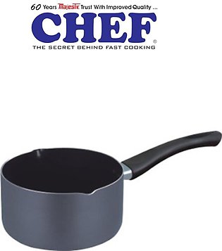 CHEF 20 cm Heavy Guage Non-Stick Milk Pan/Sauce Pan for Tea
