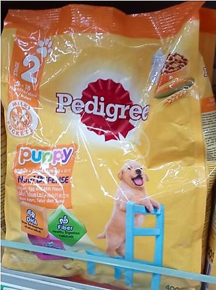 Pedigree Puppy Chicken Dog Dry Food, Egg & Milk (Stage 2 - 3 to 18 months) 400gram