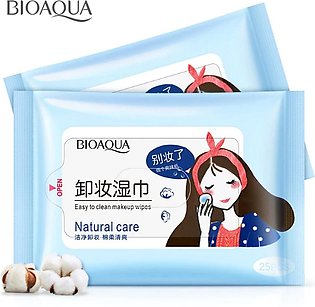 BIOAQUA Makeup Remover Cotton Wipe 25 Pcs Skin Care