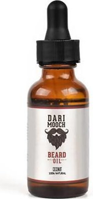 Oud Wood Beard Oil | Dari Mooch | Best Beard Oil For Men Beard Grooming | 30ml