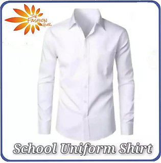School Uniforms White Shirt For Boys / Size 20-36