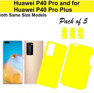 Huawei P40 Pro Front Protector 360 And Back Protector with 3 Cams Protector Clear Jelly