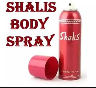 Shalis Red Body Spray For Girls Women Ladies 200ml