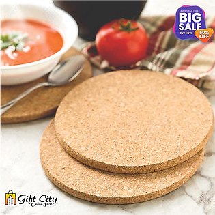 1/3/6/12 Pcs Round Plain Cork Tea Coaster Heat Insulation Non-Slip Tableware Kitchen Cup Mat Household Drink Coffee Tea Cup Pad Table Decoration Gift City
