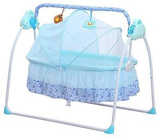 Baby Cradle Electric Swing - Blue