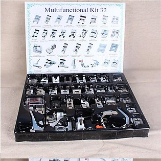 32pcs NEW Multi-Functional Domestic Sewing Machine Presser Feet Practical Set Accessories Foots