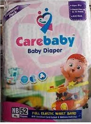 CARE BABY DIAPER (SIZE 1 NEWBORN 3KG) 52-PCS PACK