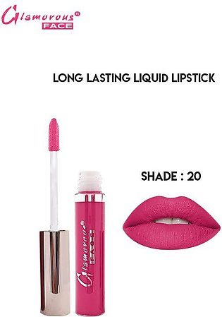 Glamorous Face Long-Lasting Liquid Lipstick, Hydrating All-Day Wear & Flex Feel Waterproof Lip Colours, Matte Liquid Lipstick