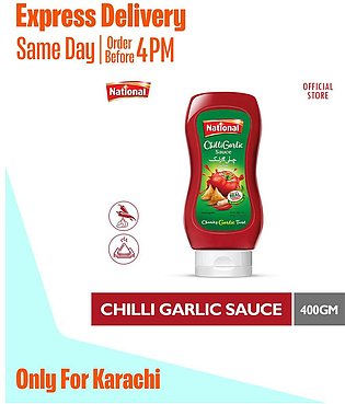 National Chilli Garlic Sauce Squeezy 400g