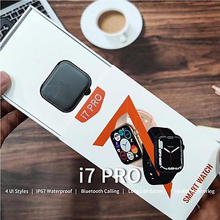 Original i7 Pro Series 7 Smart Watch with Full Amoled display / Ultra Smooth Liquid Display / Built-in Games / Blood Pressure check / Long Battery Life Watch