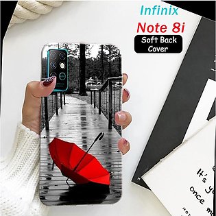 Infinix Note 8i Mobile Cover - Rain Soft Case Cover