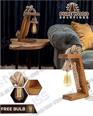 Wooden Floor Lamp - Wood Lamp