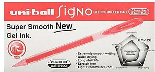Uni Ball Pen Signo Gel Pen 0.7mm Pack of 12 UM 120 Pen Uniball