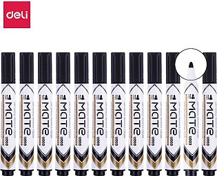 Deli - EU00320- Dry Erase Marker 2.0mm(12PCS/Box)  - Black