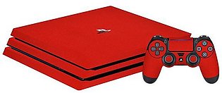Sony ps4 pro full body skin with two controller( just skin not play station)