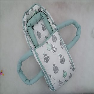 Baby Carry Crib - Best Quality Latest Design Newborn Baby Hand Carry Cot with Handles for Carrying - Portable Baby Bed Sleeping Bag Baby Bistar Gaddi Sleeping Bag Bed