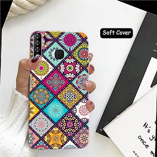 Infinix Smart 3 Plus X627 Back Cover ( X627 ) - Art Floral Soft Cover Case for Infinix X627